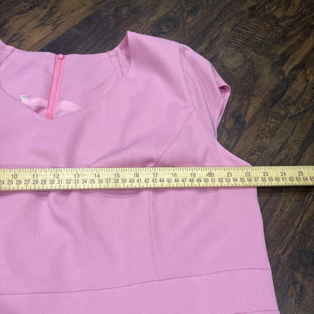Ben Marc International Women's Church Suit Set Pink Dress & Jacket, Sz 18 EUC - Picture 11 of 15